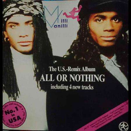 Milli Vanilli : The US Remix Album All or Nothing : CD