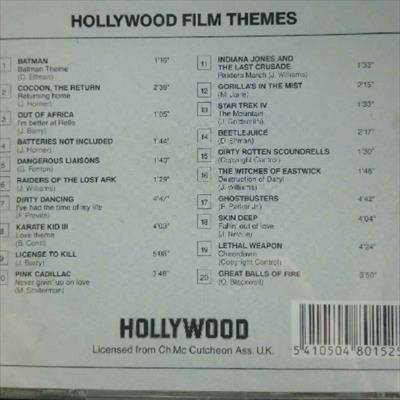 Hollywood Film Themes : Various Artists : CD