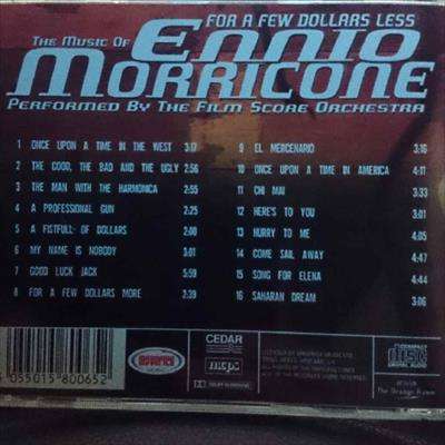 For a Few Dollars Less : Songs of Ennio Morricone : CD