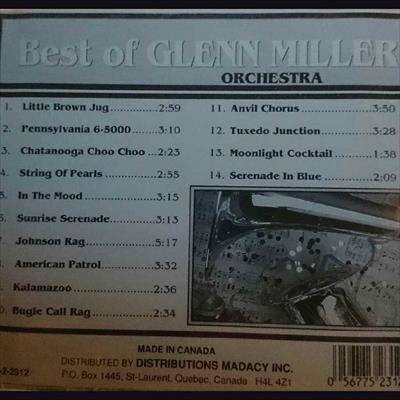 Glenn Miller : Best of : CD