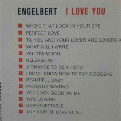 Engelbert : I Love You : CD