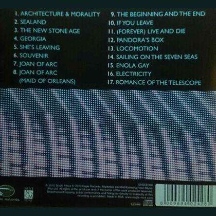 OMD : Live : Architecture and Morality and More : CD