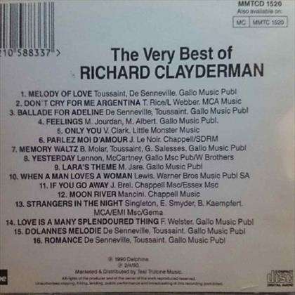Richard Clayderman : The Very Best of : CD