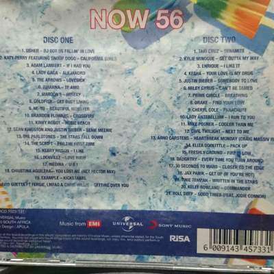 Now 56 : Now thats what I Call Music 56 : Various Artists : CD