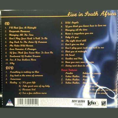Smokie : Live in South Africa : Cd and DVD Combo : 2 Disc set : CD