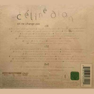 Celine Dion : On Ne Change Pas : CD