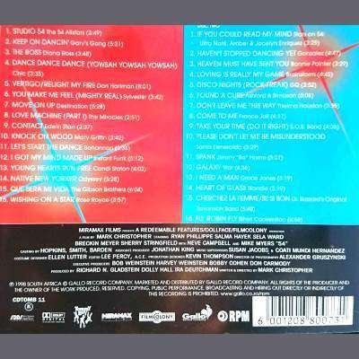 54 : Music for the Miramac Motion Picture : CD