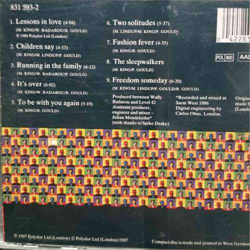 Level 42 : Running in the Family : CD