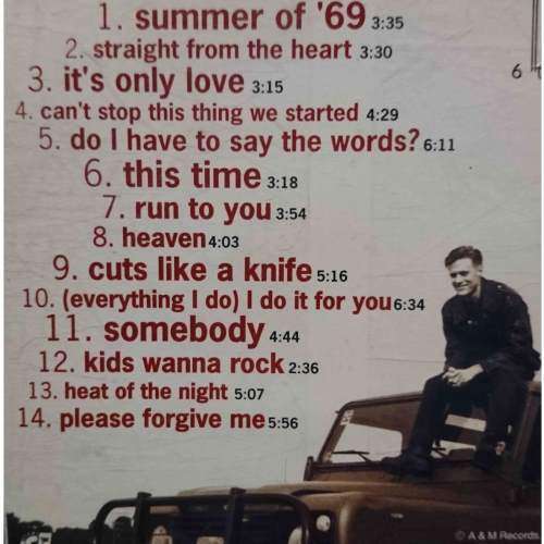 Bryan Adams : So Far So Good : CD
