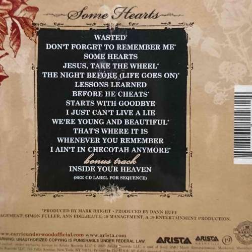 Carrie Underwood : Some Hearts : CD