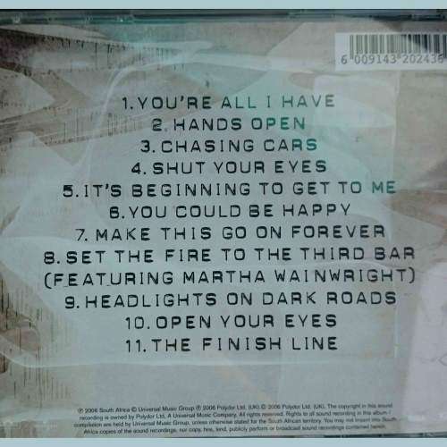 Snow Patrol : Eyes Wide Open : CD