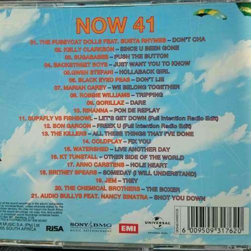 Now 41 : Now thats what I Call Music 41 : Various Artists : CD
