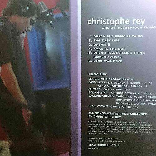 Christophe Rey : Dream is a Serious Thing : CD