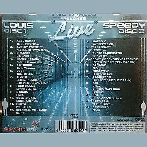 Two Worlds Presents Louis and Speedy Live at Truth : 2 CD Set : CD