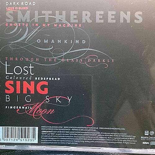 Annie Lennox : Songs of Mass Destruction : CD