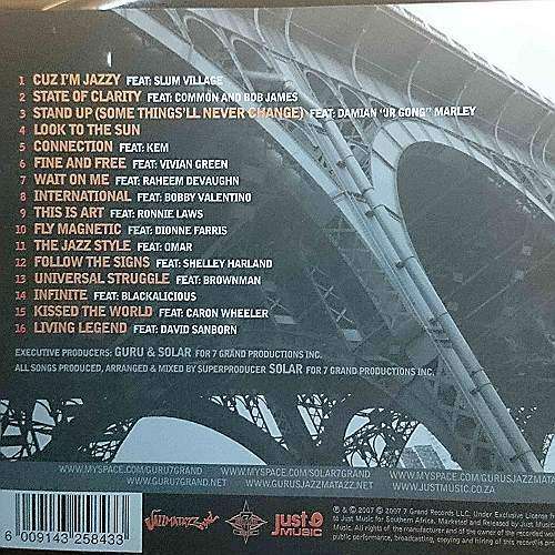 Guru's Jazzmatazz Volume 4 : CD