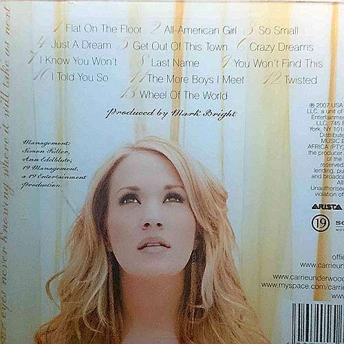Carrie Underwood : Carnival Ride : CD