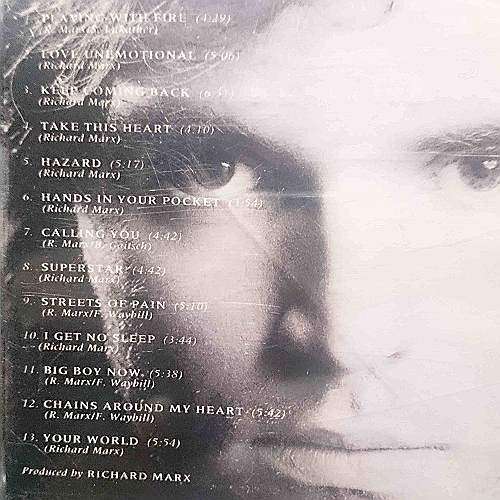 Richard Marx : Rush Street : CD