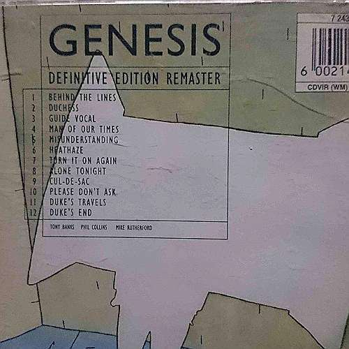 Genesis : Duke : CD