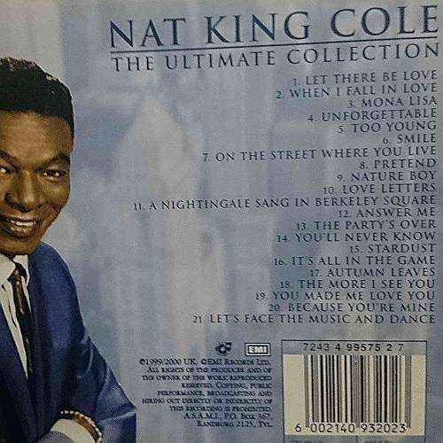 Nat King Cole : The Ultimate Collection : CD