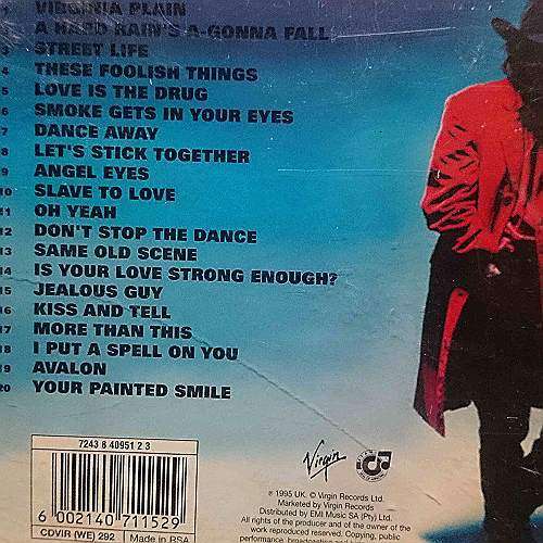 Bryan Ferry and Roxy : The Best of Bryan Ferry : CD