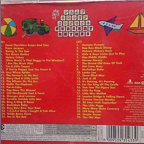 The Best of Playgroup : Songs and Rhymes : CD
