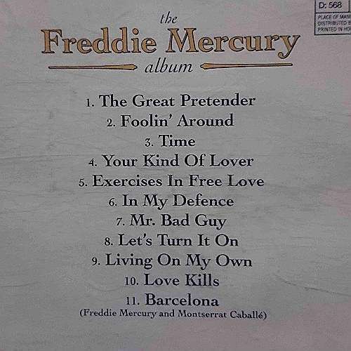 Freddie Mercury : Album : CD