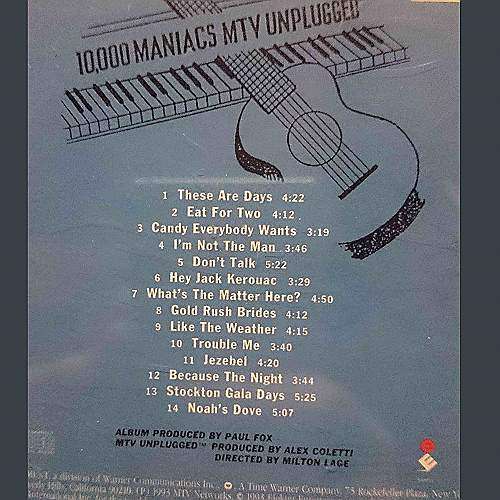 10000 Maniacs : MTV Umplugged : CD