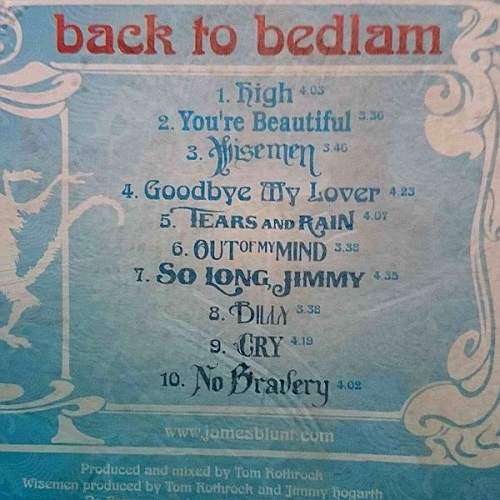 James Blunt : Back to Bedlam : CD