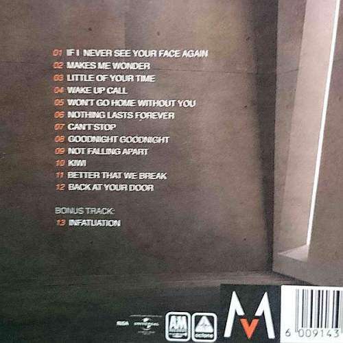 Maroon 5 : It Wont be Soon before long : CD