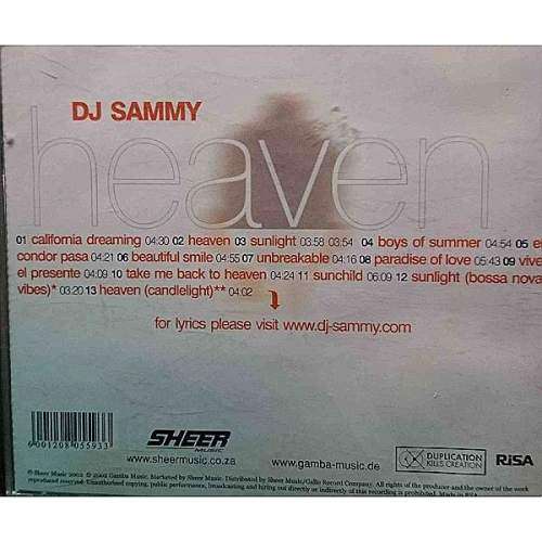 DJ Sammy : Heaven : CD