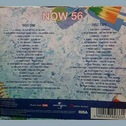 Now 56 : Now thats wat I call music 56 : Various Artists : CD