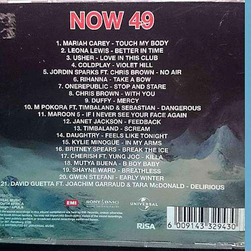 Now 49 : Now thats wat I call music 49 : Various Artists : CD