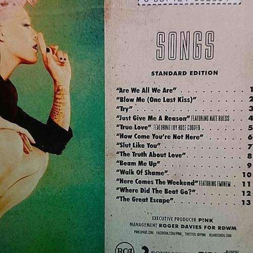 Pink : Truth about love : CD