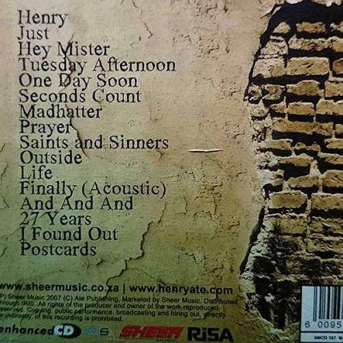 Henry Ate 96 -03 The Singles : CD
