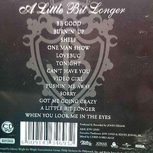 Jonas Brothers : A Little Bit Longer : CD