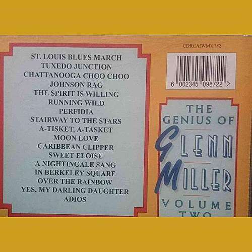 The Genius of Glen Miller : Volume Two (CD FOR SALE)