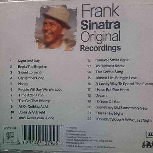 Frank Sinatra : Original Recordings (CD FOR SALE)