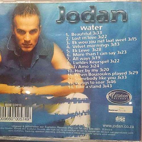 Jodan : Water (CD FOR SALE)