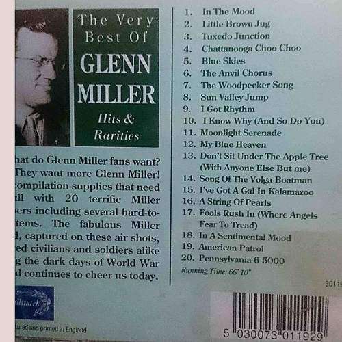 The Very best of Glenn Miller : Hits and Rarities  (CD FOR SALE)