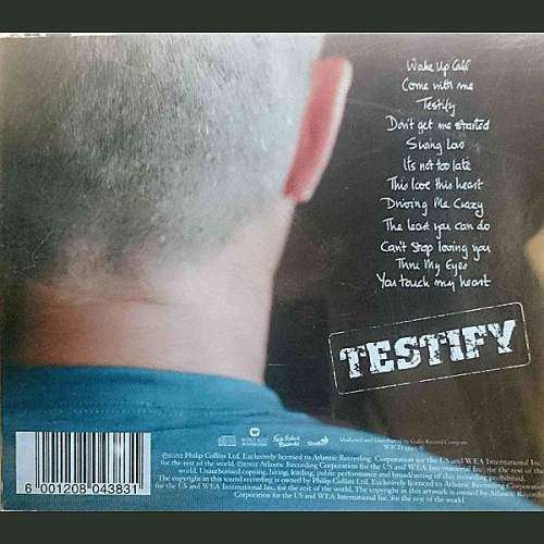 Phil Collins : Testify (CD FOR SALE)