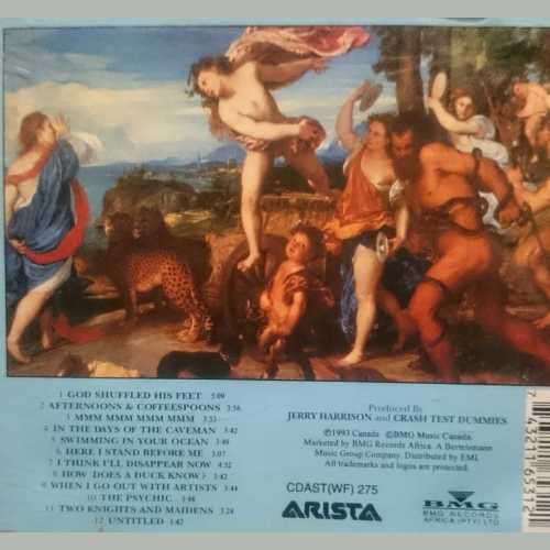 Crash Test Dummies : God Shuffled his Feat (CD FOR SALE)