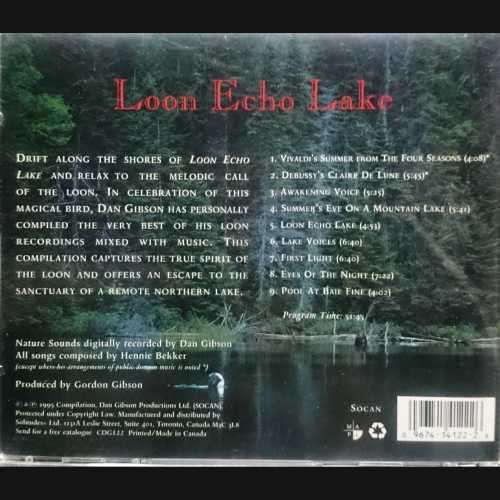 Dan Gibson Solitudes : Exploring Nature with Music    : Loon Echo Lake (CD FOR SALE)