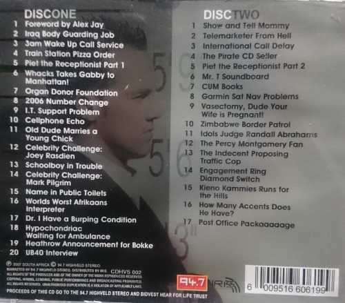 Whackhead Simpson : Serial Prankster : 2 CD Set (CD FOR SALE)