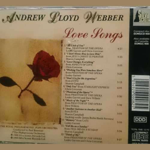 Andrew Lloyd Webber : Love Songs  (CD FOR SALE)