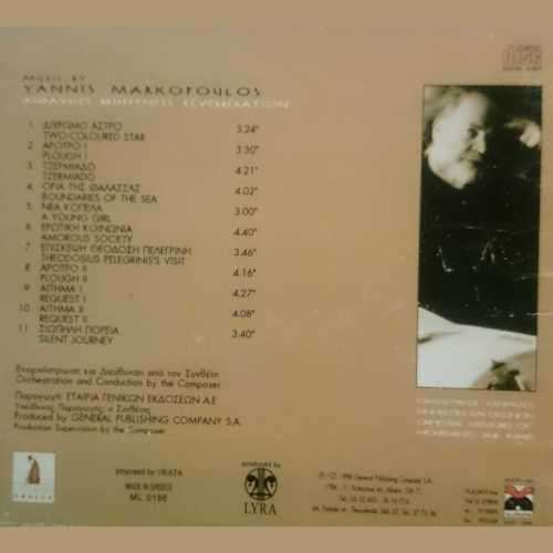 Yannis Markopoulos Brightness Reverberations  (CD FOR SALE)