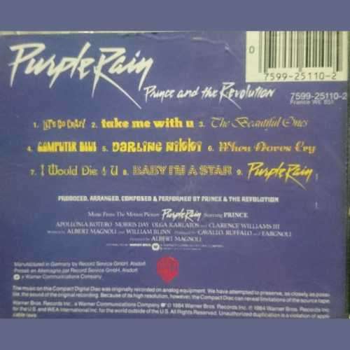 Prince and the Revolution : Music from Purple Rain (CD FOR SALE)