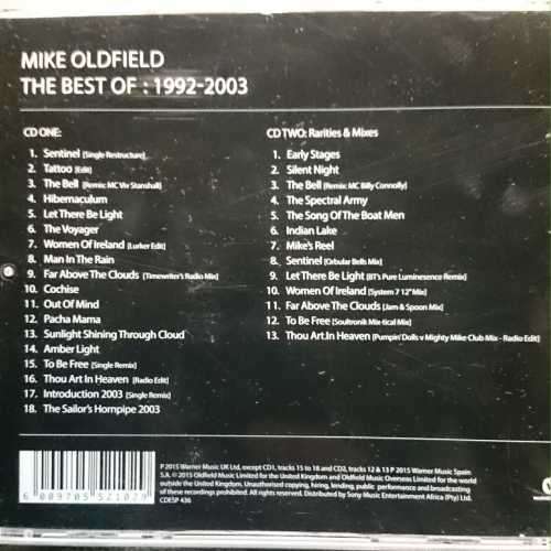 Mike Oldfield : The Best of 1992 - 2003 (CD FOR SALE)