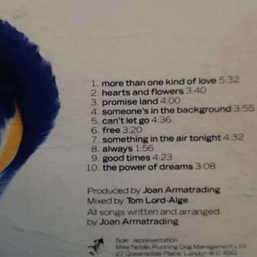 Joan Armarading : Hearts and Flowers (CD FOR SALE)
