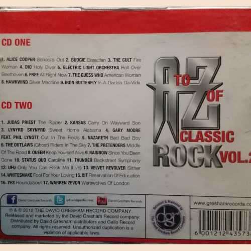 A to Z of Classic Rock: Volume 2 : 2 CD Set : CD